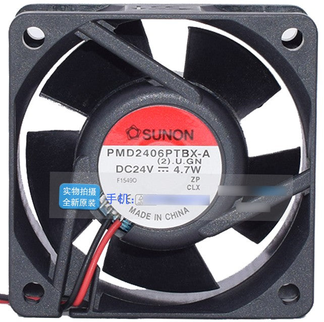 SUNON PMD2406PTBX-A 24V 4.7W 2wires cooling fan SUNON PMD2406PTBX-A 24V 4.7W 2wires cooling fan